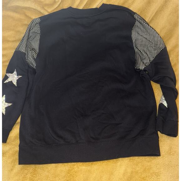 Women’s Game day Victory Black Wisconsin Badgers Rhinestone Sweatshirt Medium - Picture 13 of 16